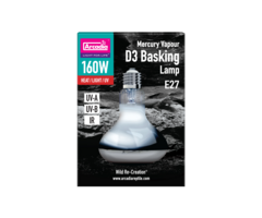 Arcadia 2Nd Generation Uv  Basking Lamp 160 Watt