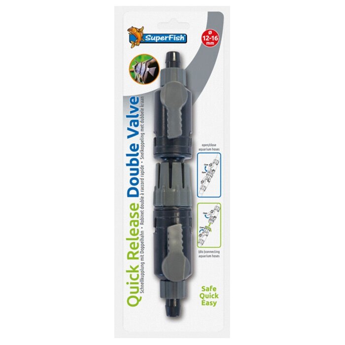 Superfish Dubbelkraan Snelkoppeling