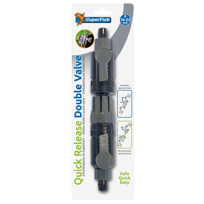 Superfish Dubbelkraan Snelkoppeling
