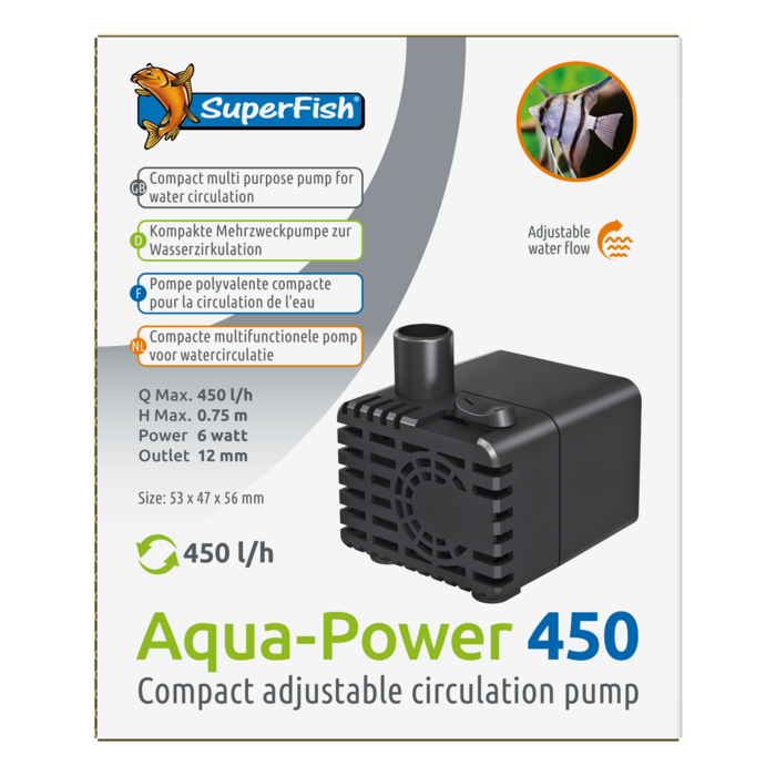 Superfish Aqua-Power 900 (920 L/H - 13 Watt)