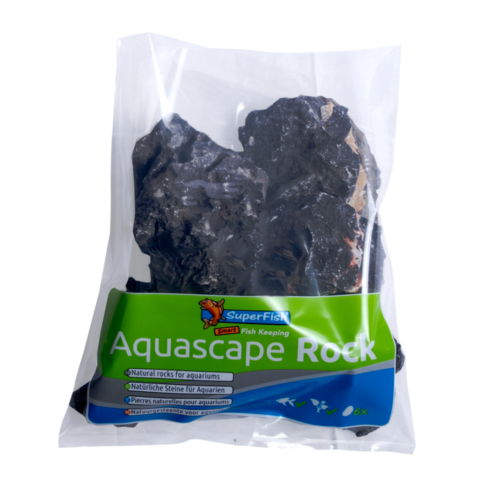 Superfish Aquascape Black Rock Per Zak 5 kg ca. 6 Stuks