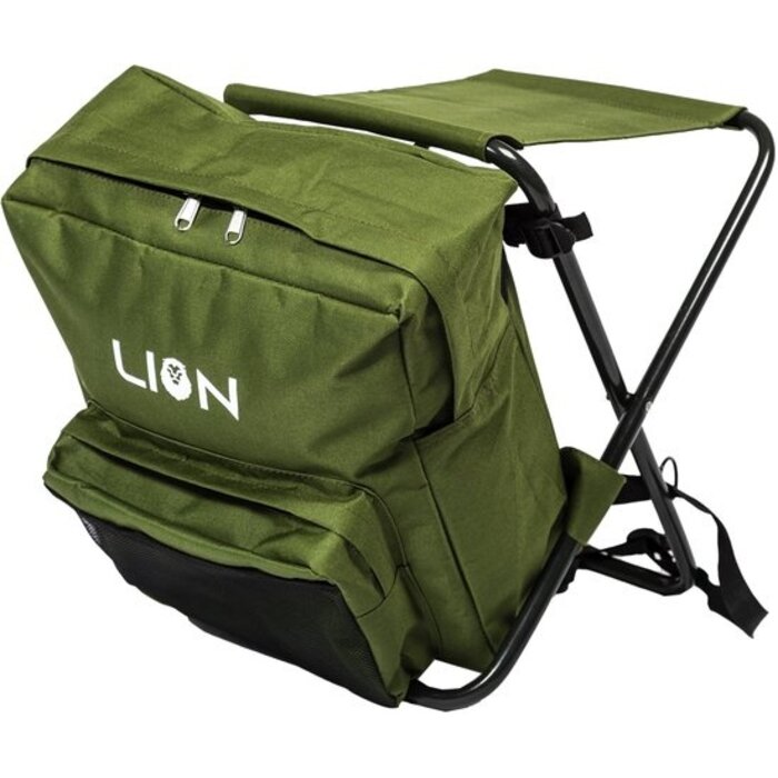 Lion Sports Visstoel Met Rugzak