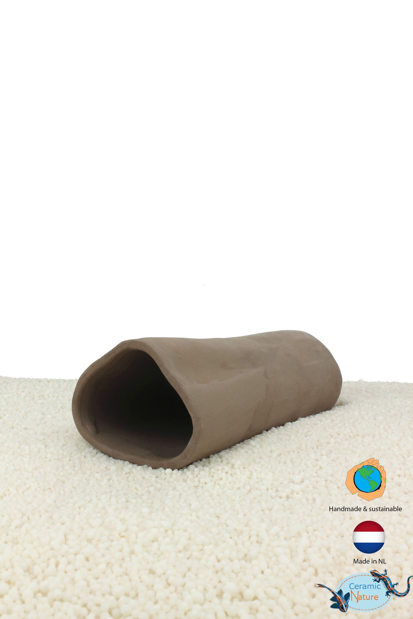Ceramic Nature Leghol Driehoek Large 16.5x6x4.5 cm