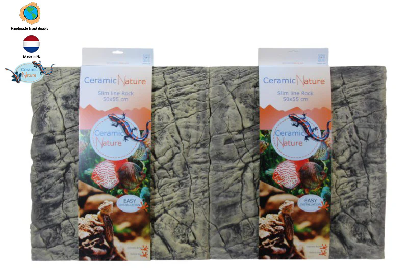 Ceramic Nature Slimline Rock 50x55 cm Oxford Grey