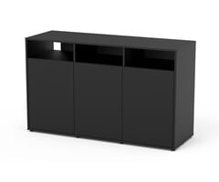 Terratlantis Terrarium Meubel 132x45x80 cm Zwart