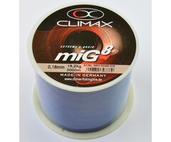 Climax Mig 8-Braid Blue 0.25 mm 24.5 kg 1100 meter