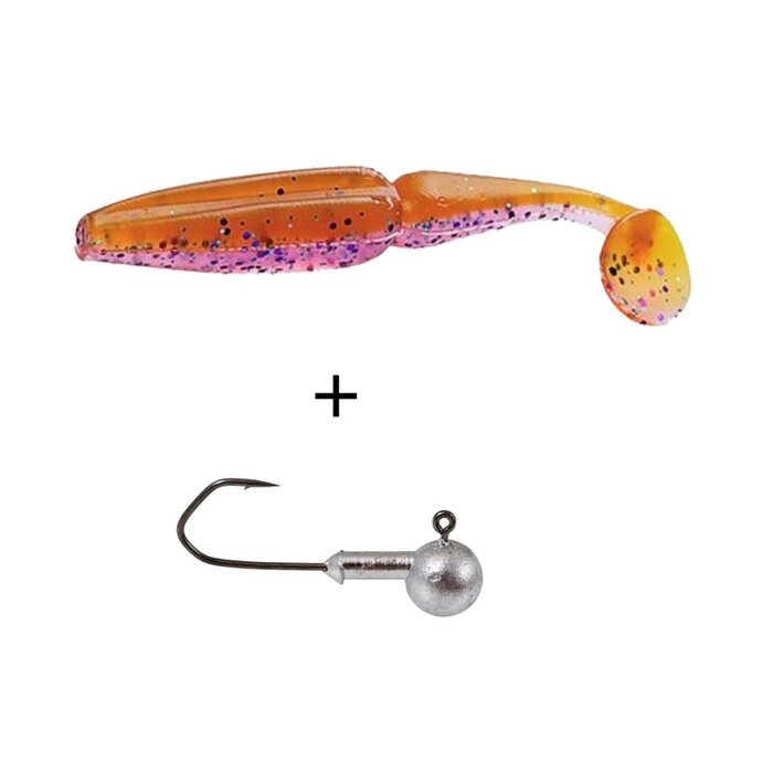 Lft Zico Shads 4 Shads +1 Jighead 8 cm