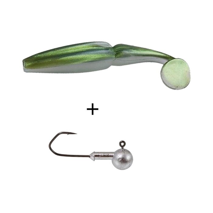 Lft Zico Shads 4 Shads +1 Jighead 8 cm