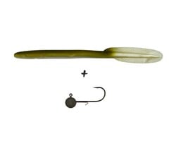 Lft Soft Eels 2 Shads +1 Jighead 16 cm