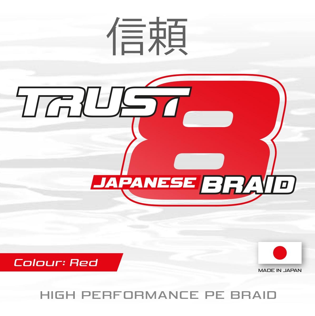 Lft Trust 8-Braid Pe Red 150 meter
