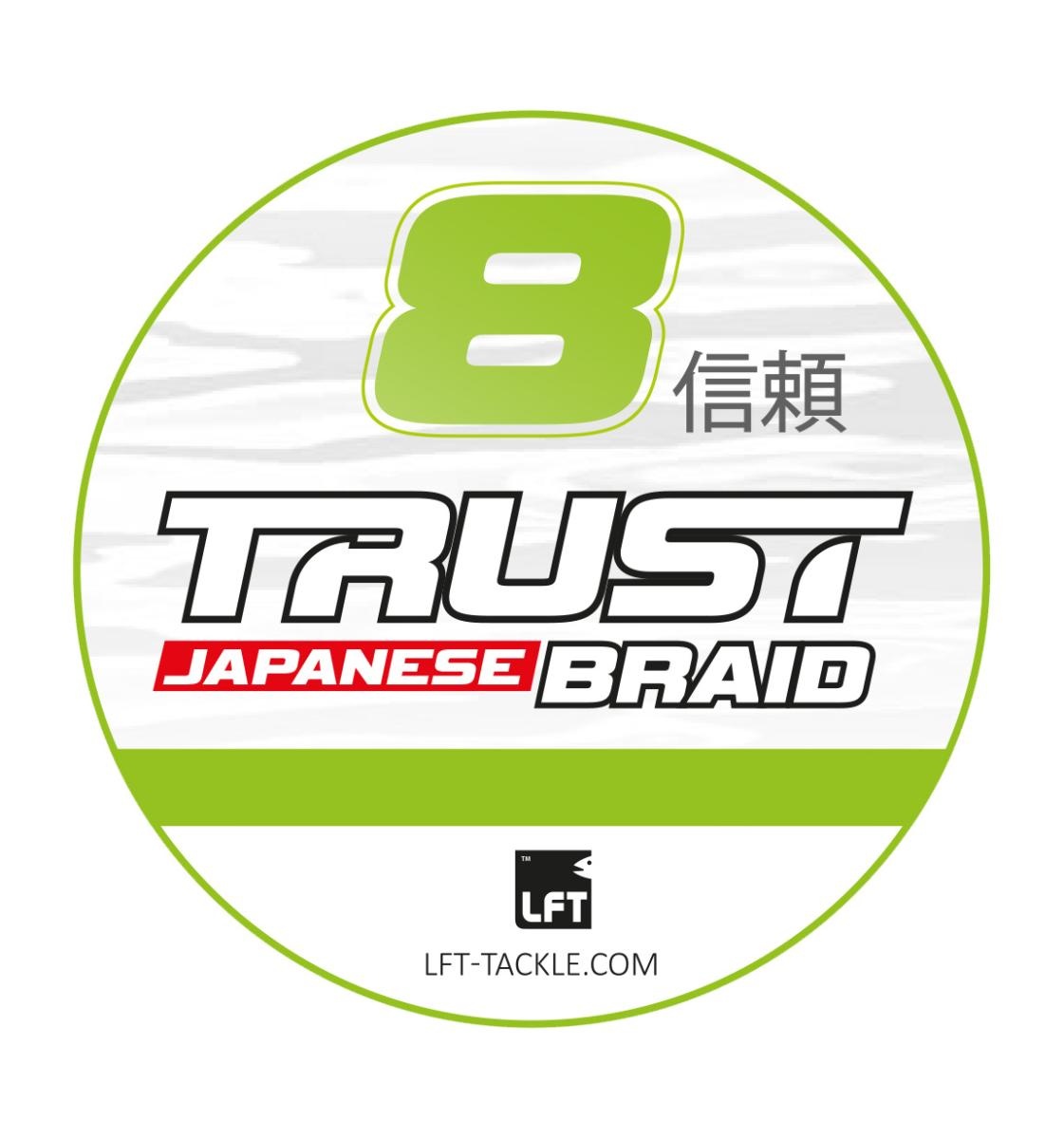Lft Trust 8-Braid Pe Chartreuse 150 meter