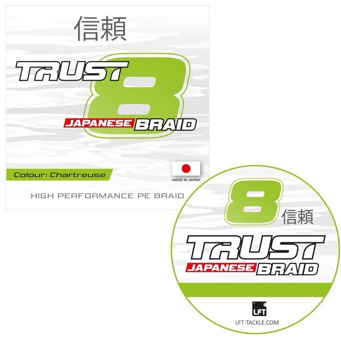 Lft Trust 8-Braid Pe Chartreuse 150 meter