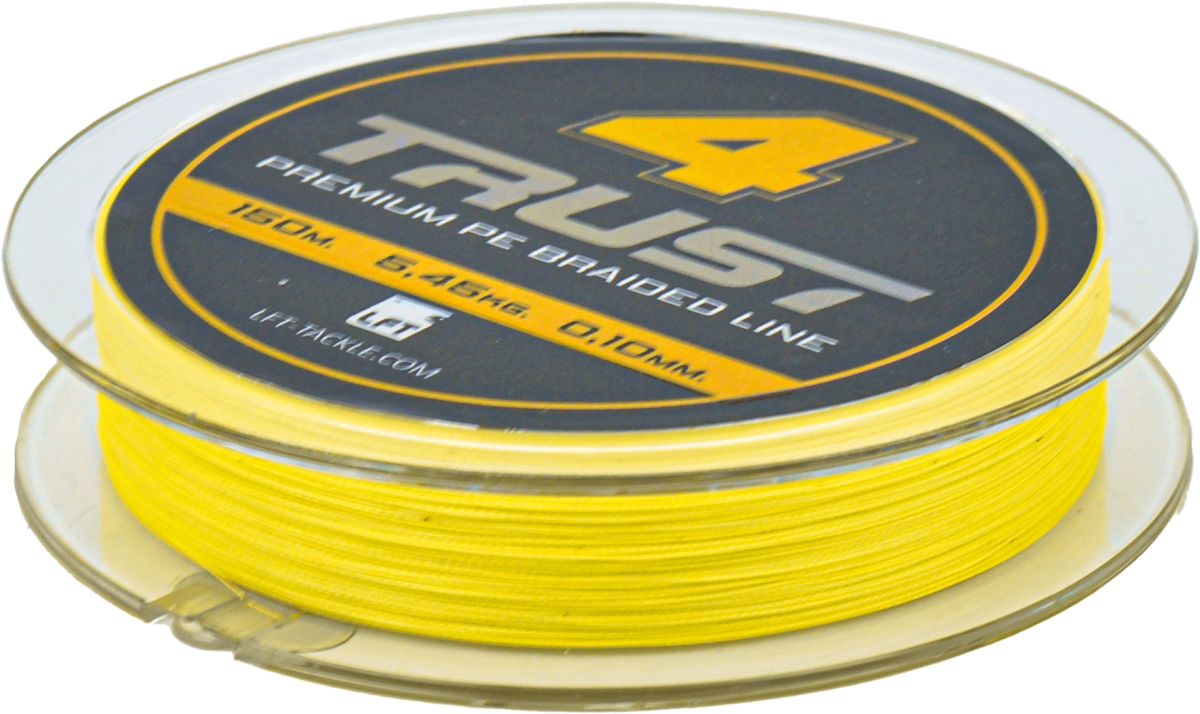 Lft Trust 4-Braid PE Yellow 150 meter