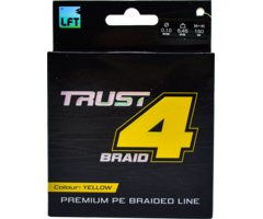Lft Trust 4-Braid PE Yellow 150 meter