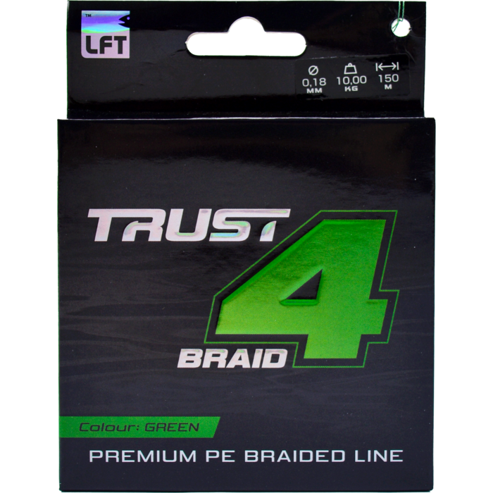 Lft Trust 4-Braid PE Green 150 meter