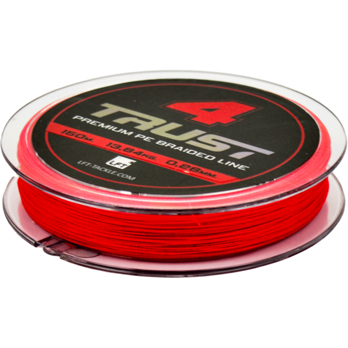 Lft Trust 4-Braid PE Red 150 meter