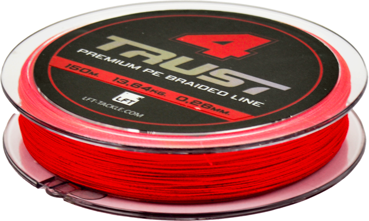 Lft Trust 4-Braid PE Red 150 meter
