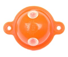 Lft Trout Bubble Float Orange 22 mm P/2