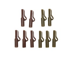 Lft Lead Safety Clips Brown & Olive Mix P/10