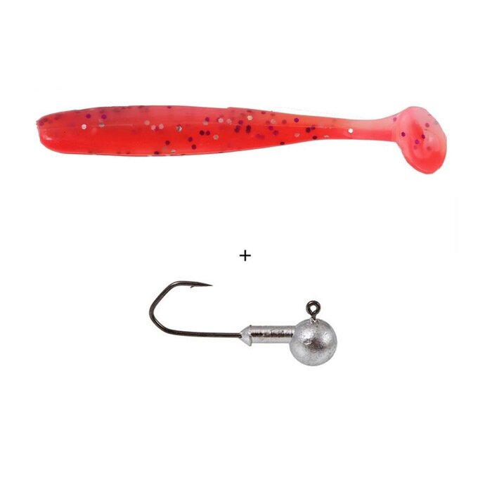Lft Minnow Shad 5 Shads +1 Jighead 7.5 cm