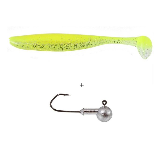 Lft Minnow Shad 5 Shads +1 Jighead 7.5 cm