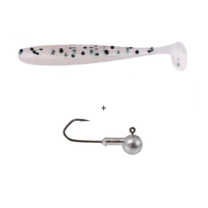 Lft Minnow Shad 5 Shads +1 Jighead 7.5 cm