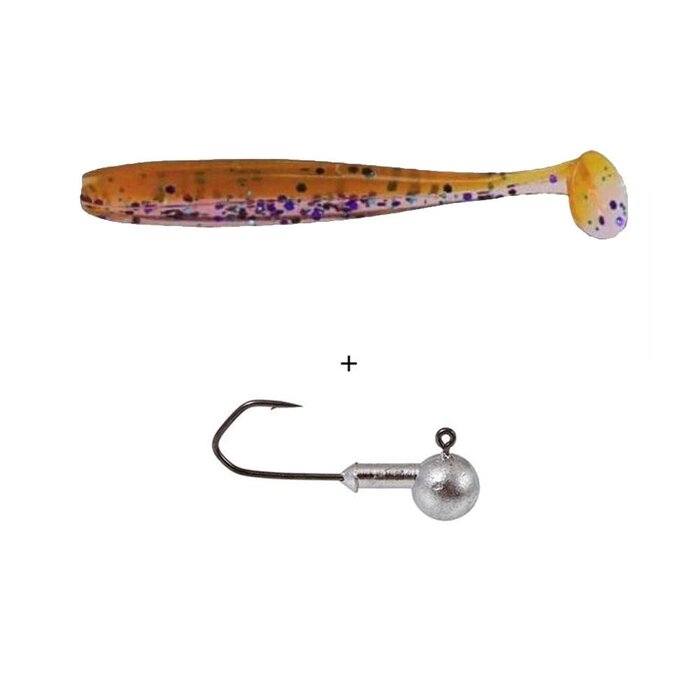 Lft Minnow Shad 5 Shads +1 Jighead 7.5 cm