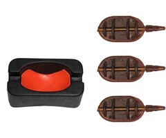 Lft Method Feeder Set Elasticated Inline 3 Feeders + Mold