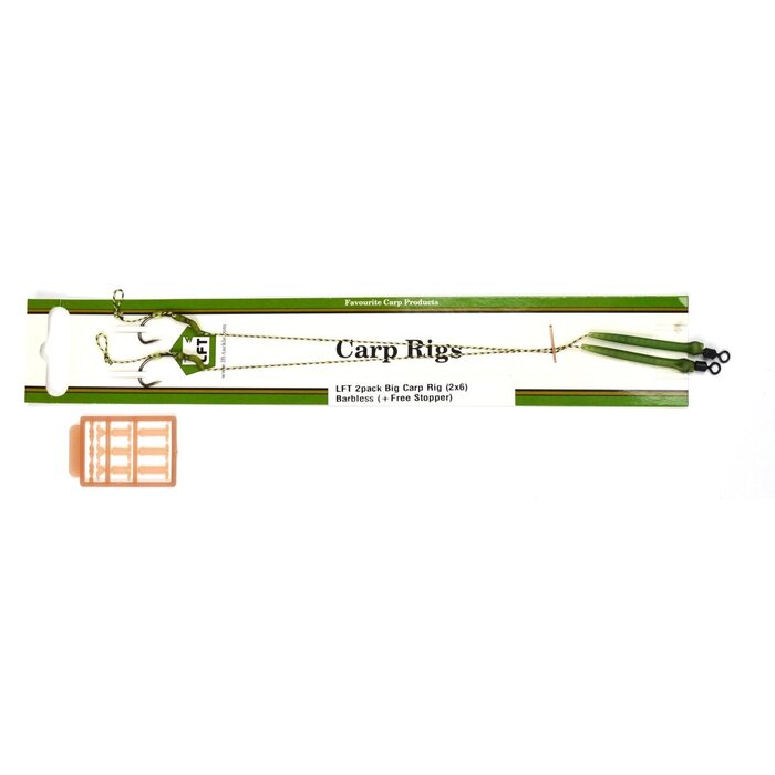 Lft Force Rig Barbless + Free Stoppers P/2