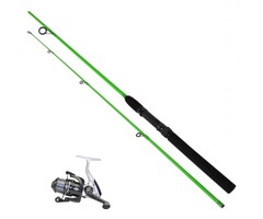 Leonard Sports Combo Fishing Gear Spin 1.65 M 10-25 gram Inclusief Prime 1000FD + Nylon