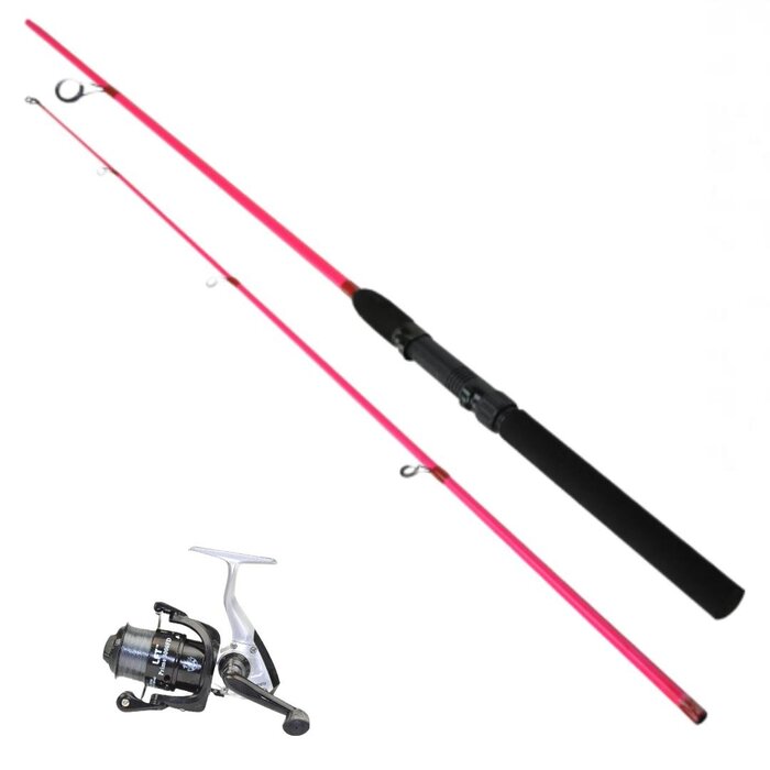 Leonard Sports Combo Fishing Gear Spin 1.65 M 10-25 gram Inclusief Prime 1000FD + Nylon