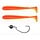 Bottom Jig Vibration Worm 2 Shads +1 Jighead 9 cm 5 gram #1/0