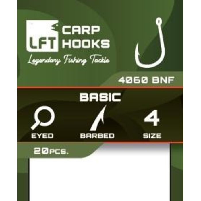 Lft Basic Carp Hooks (Bnf) P/20