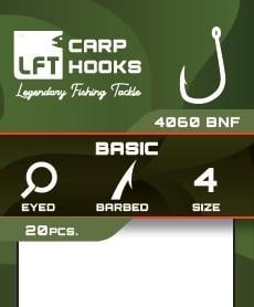 Lft Basic Carp Hooks (Bnf) P/20