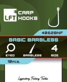Lft Basic Barbless Carp Hooks (Bnf) P/10