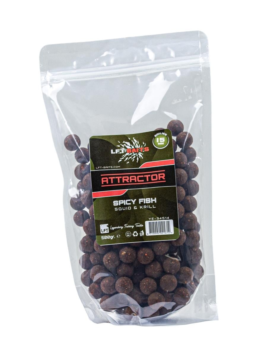 Lft Attractor Boilies 500 gram 15 mm