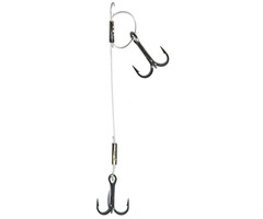 Lft Fluoro Carbon Snap Tackle 11 kg 6.5 cm #8 + #10 Treble
