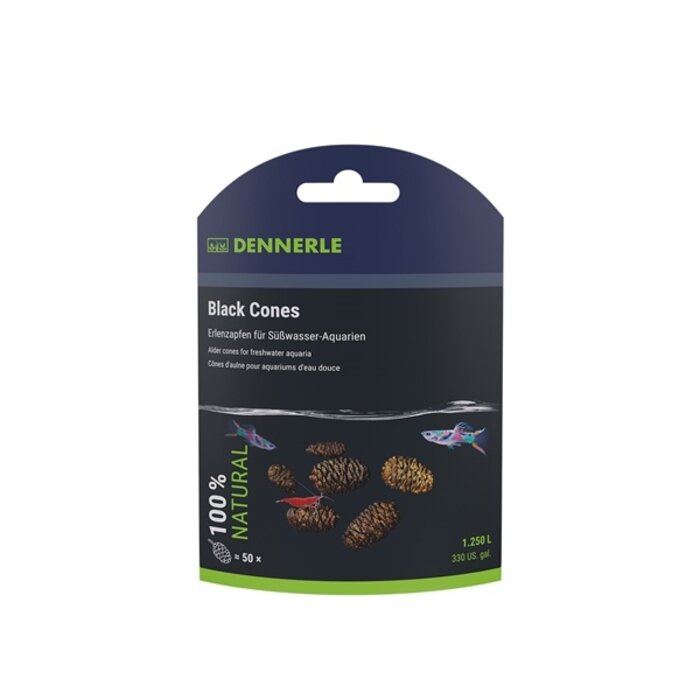 Dennerle Black Cones 40 gram Voor 1200 Liter