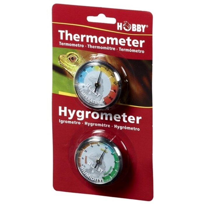Hobby Terrano Analoge Thermometer en Hygrometer