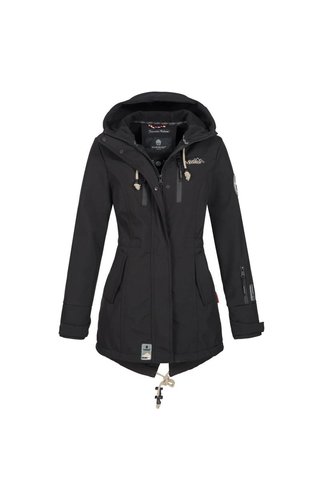 Marikoo Marikoo Damen Winterjacke softshell auswärts Regenjacke schwarz Marikoo Marikoo Damen Winterjacke softshell auswärts Regenjacke schwarz
