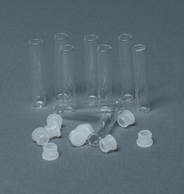 Losse testbuisjes + dopjes (10 stuks)