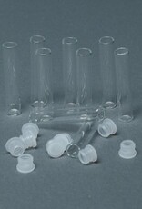 Losse testbuisjes + dopjes (10 stuks)