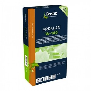 Bostik Ardalan W-140 snelafbindende lichtgewicht uitvlakmortel zak 20kg