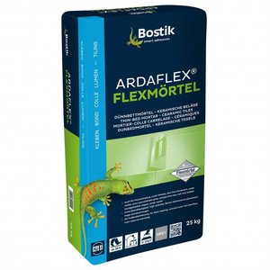 Bostik Ardaflex Flexmortel flexibele dunbedmortel zak 5kg en 25kg