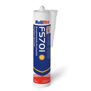 Nullirie FS 701 brandwerende acrylaatkit 310ml koker