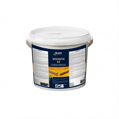 Bostik Woodfix D3 250g, 750g en 5kg Bostik Bostik Woodfix D3 250g, 750g en 5kg