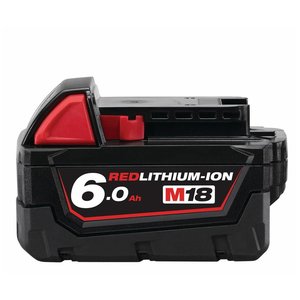 Milwaukee Milwaukee M18 6,0 AH Accu Milwaukee M18 6,0 AH Accu