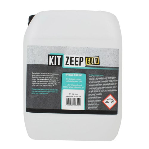 Kitzeep Afwerkzeep gold 10 liter can