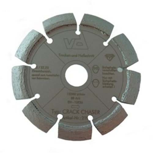 Van Dijken Pro Crack Chaser / scheuren frezer 125mm Van Dijken Pro Van Dijken Pro Crack Chaser / scheuren frezer 125mm