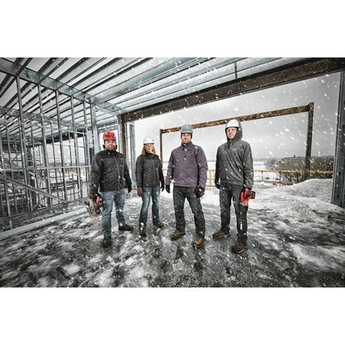 Milwaukee Milwaukee M12 premium verwarmde jas grijs